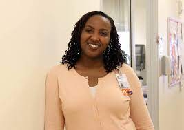 Wendy Mbugua, RN and manager of the Infusion Center