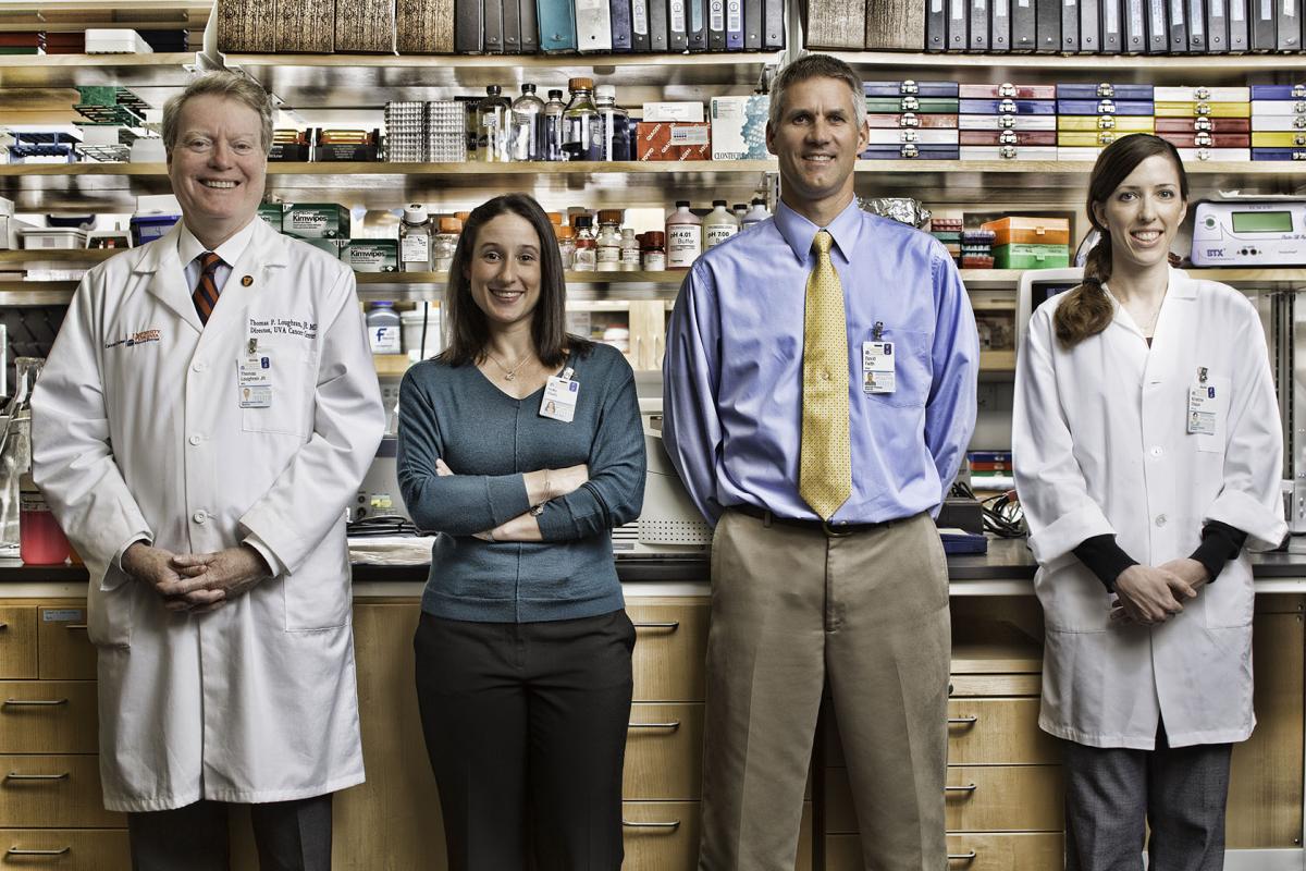 UVA's LGL research dream team stands in the lab.