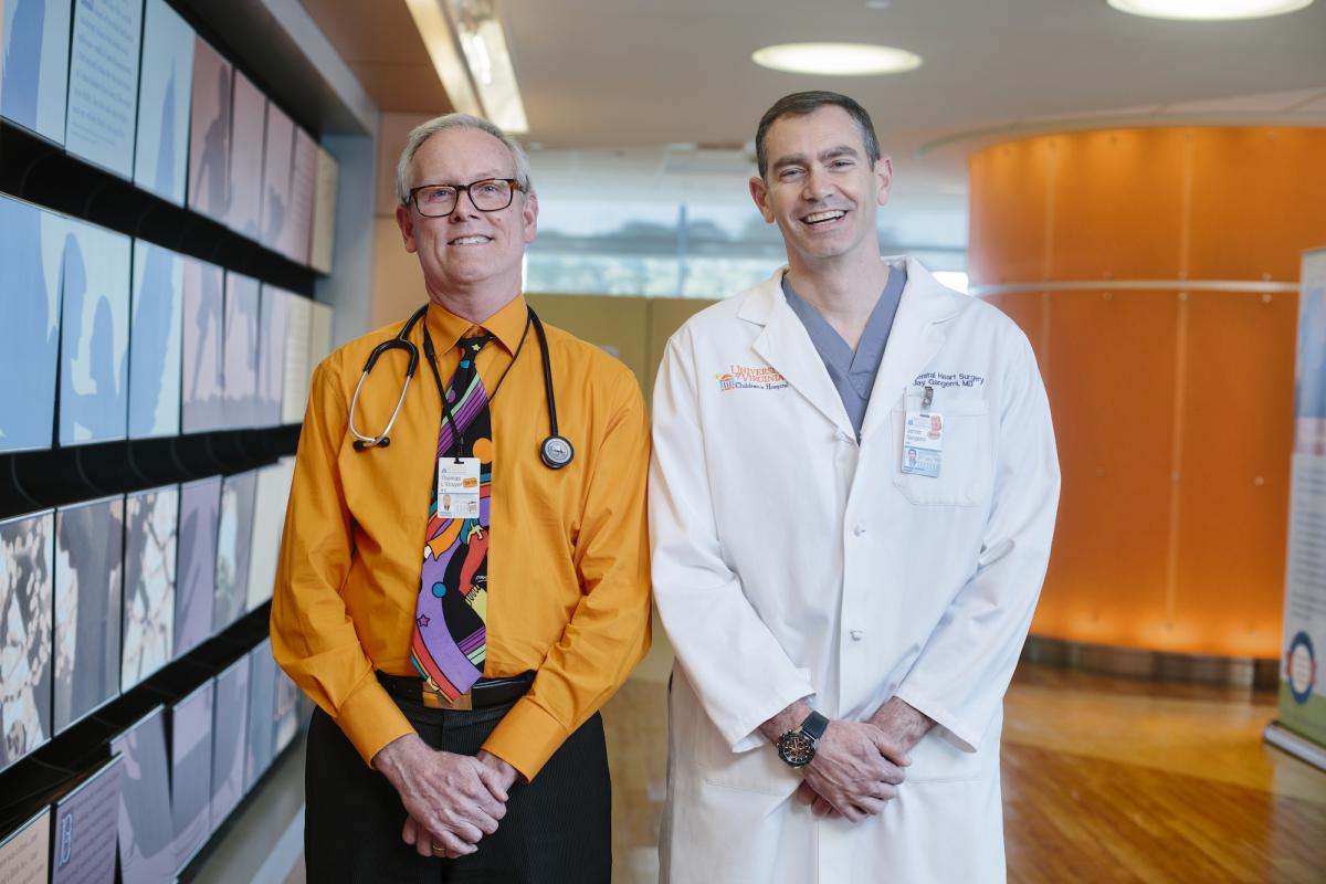 Dr. Thomas L’Ecuyer and Dr. James Gangemi stand side by side smiling.