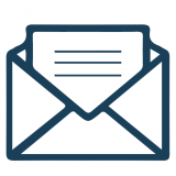 Letter in envelope icon