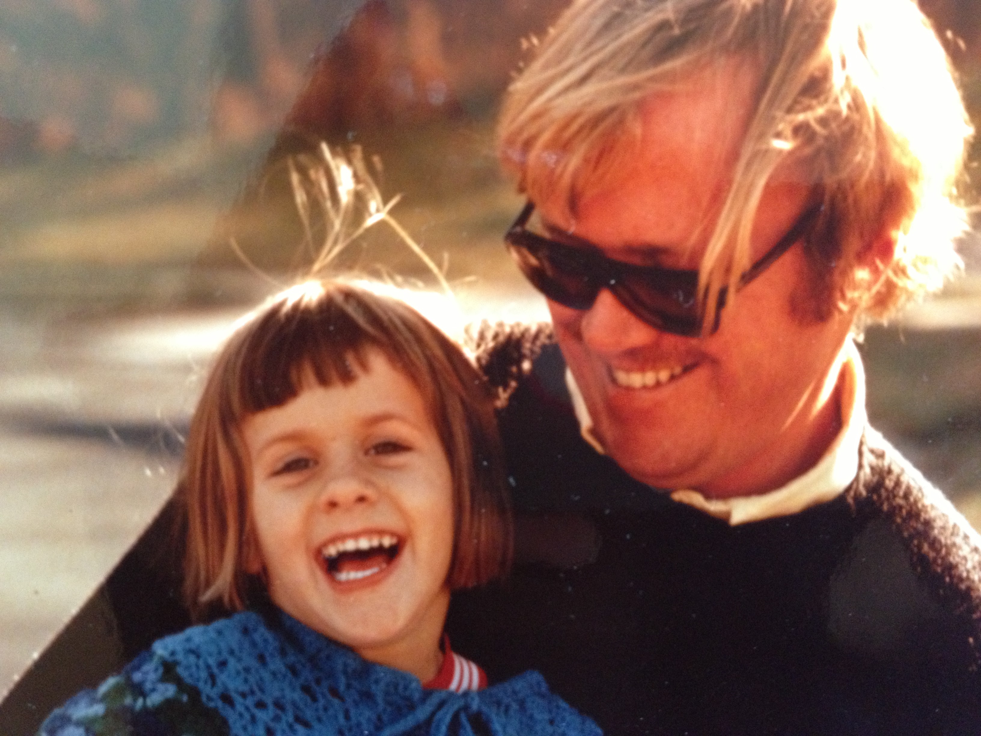 Allison Klein as a child with her dad, Rodger