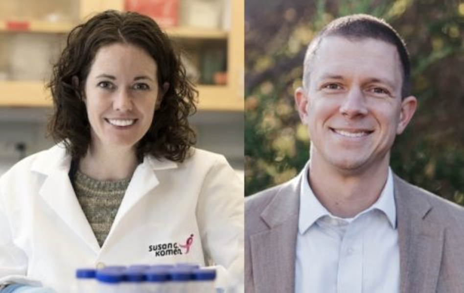 headshots of Melanie Rutkowski and Jeff Sturek 