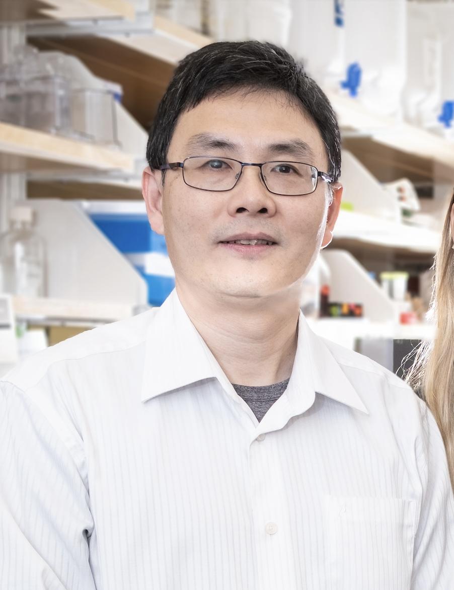 Hui Li headshot in a lab