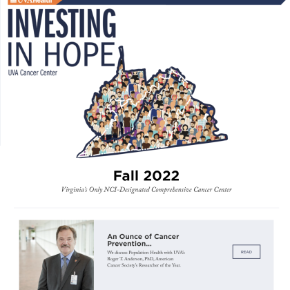 screenshot of investing in hope fall 2022 webpage