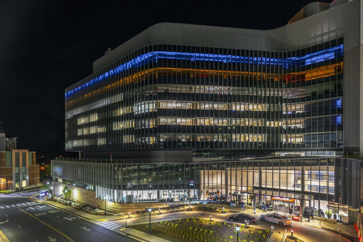 hospital at night