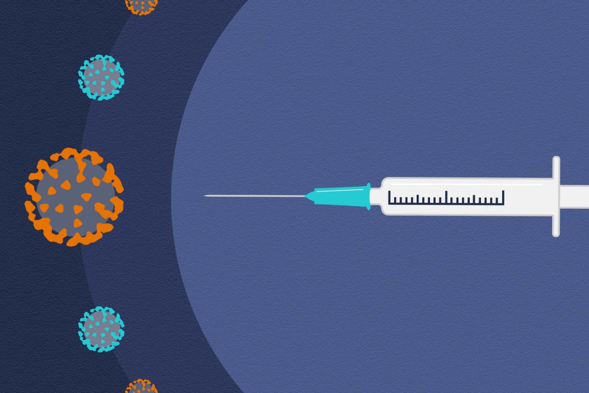 illustration of a vaccination 