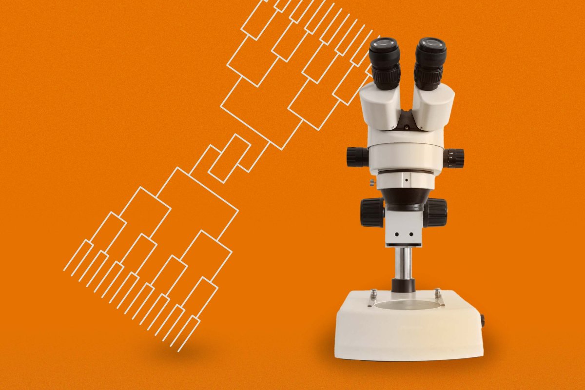 graphic of microscope