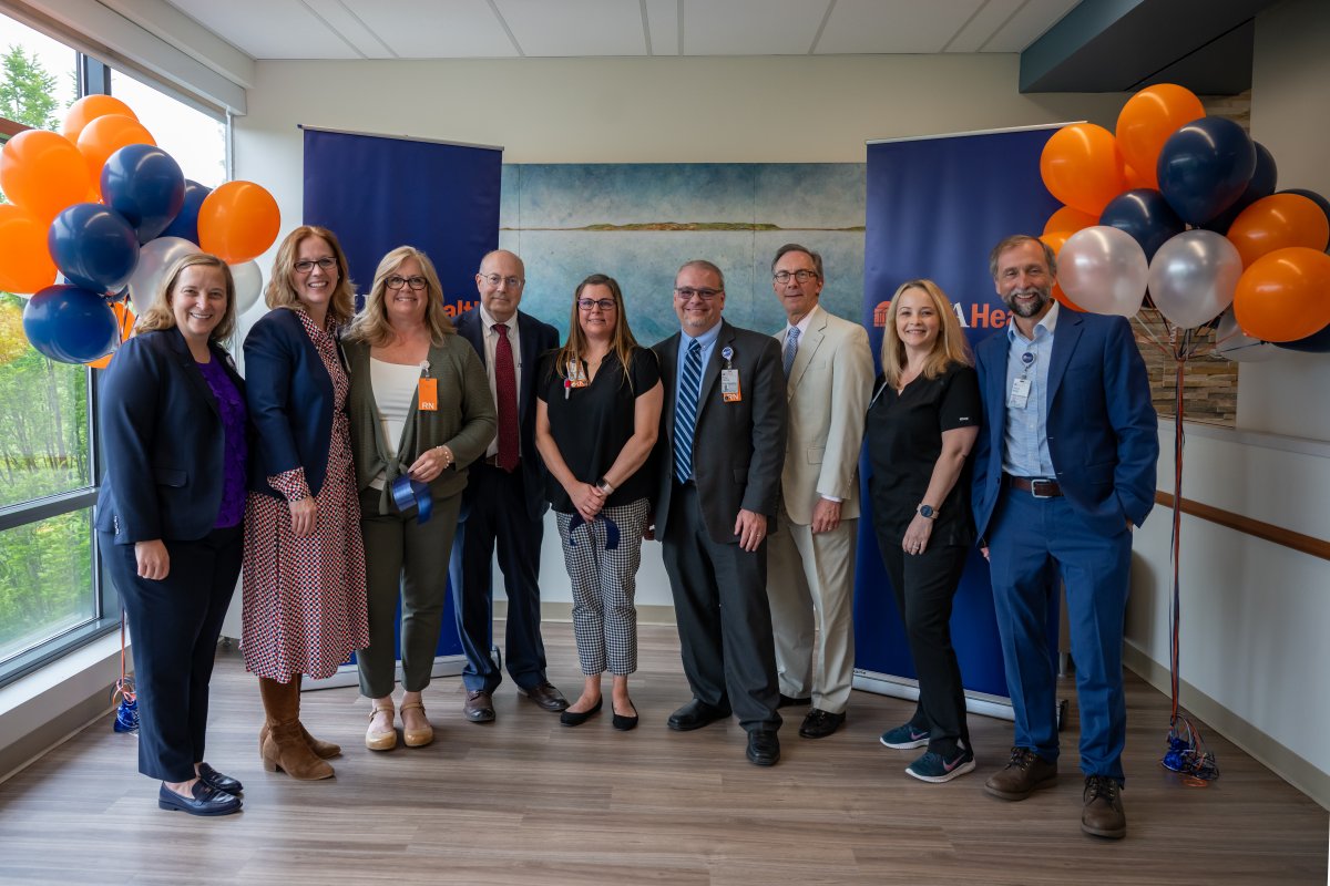 UVA Health team members at the ribbon cutting