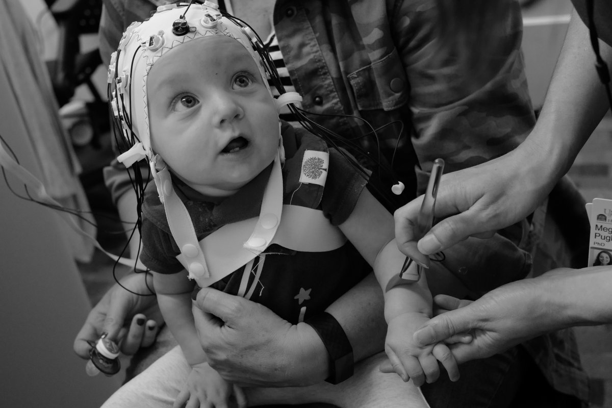 a baby takes part in the study 