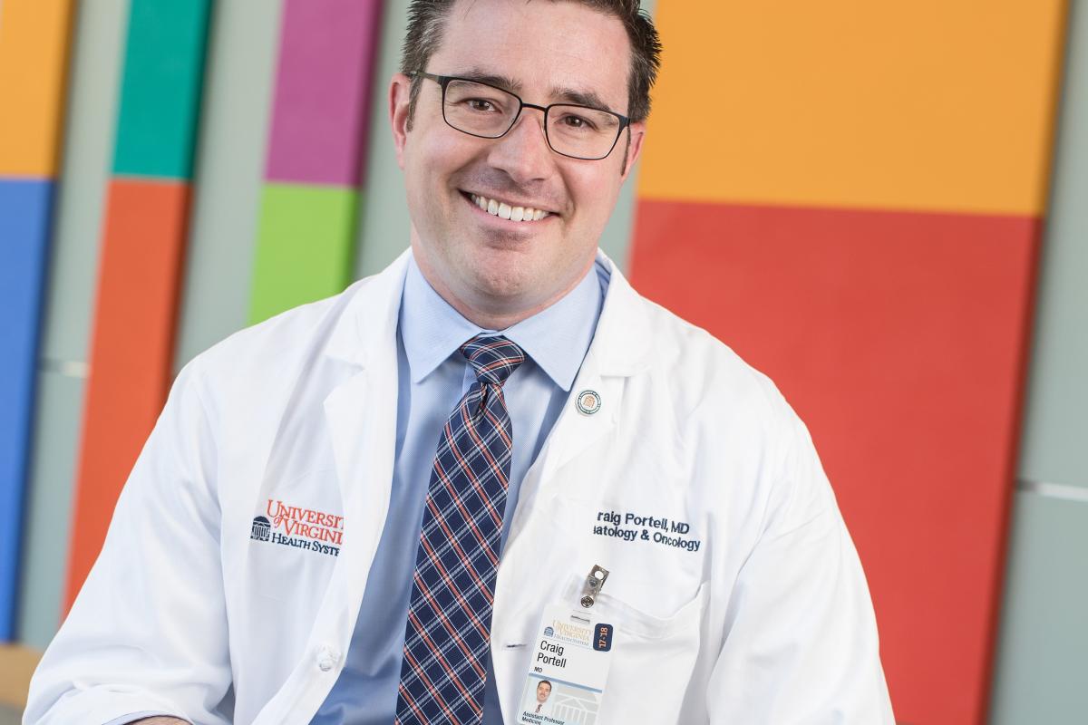 Dr. Craig Portell smiles at the camera