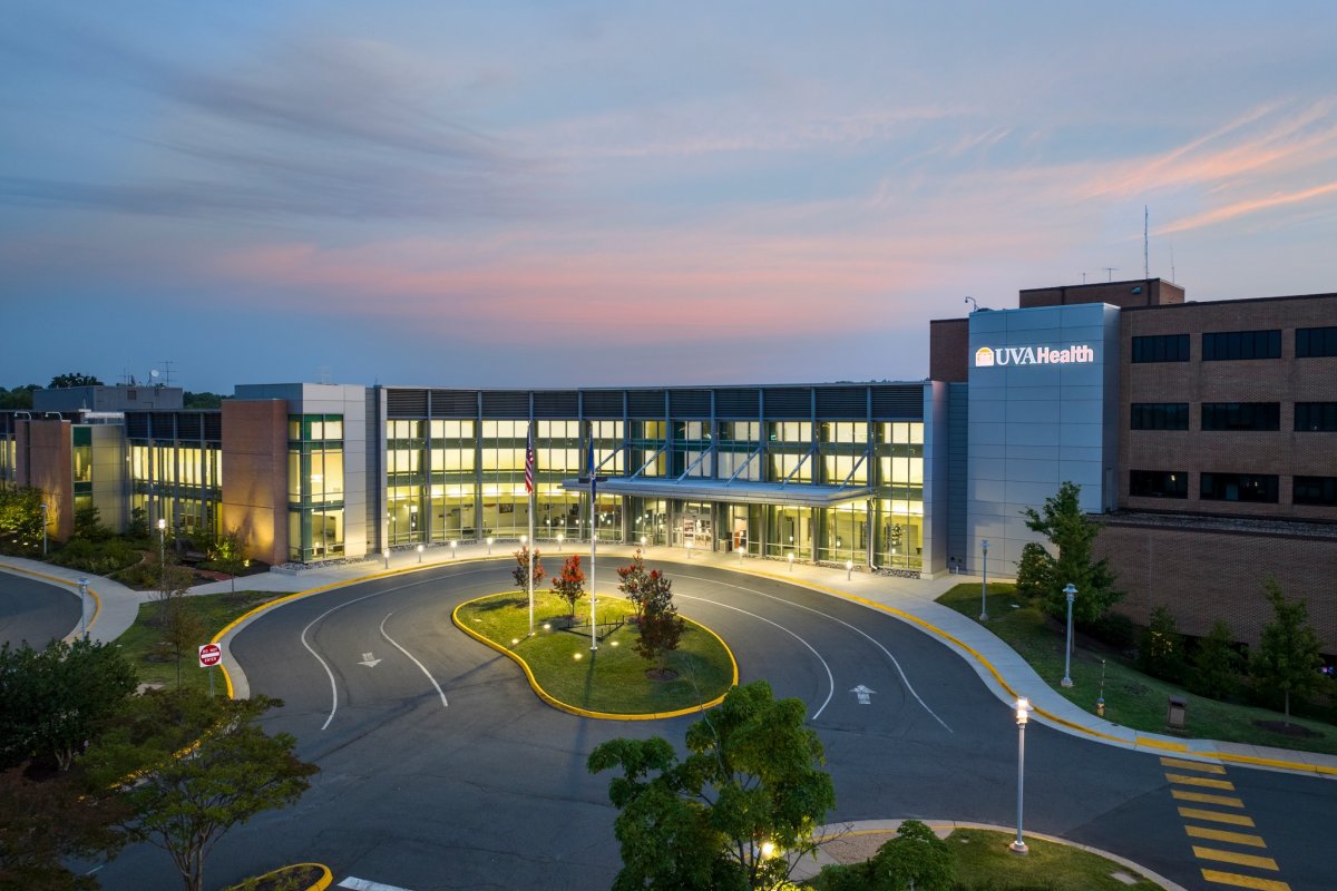 a shot of the Prince William medical center building