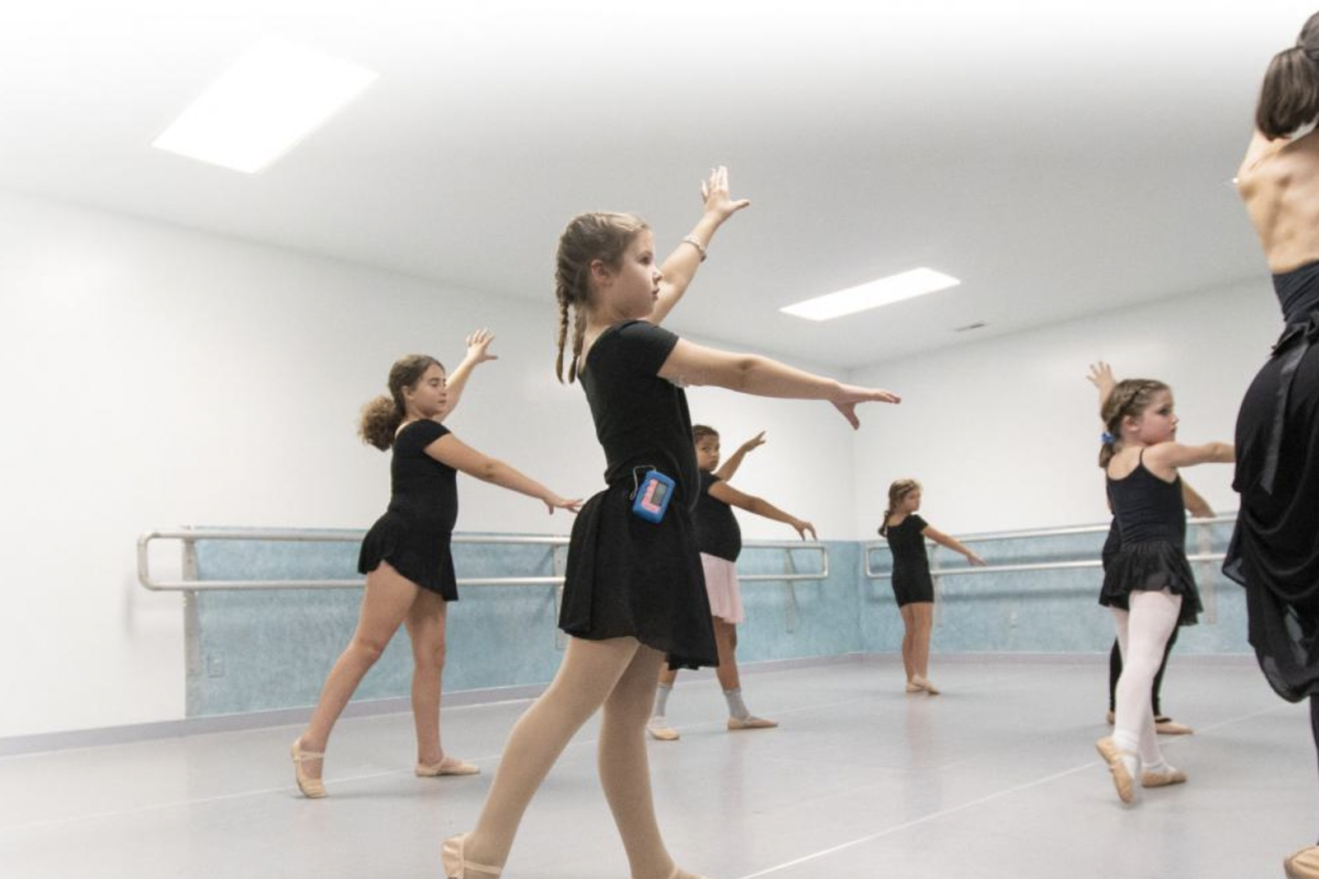Chloe Jarratt in dance class