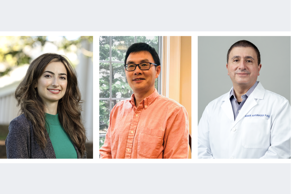 Natasha Sheybani, PhD, Hui Li, PhD, and Roger Abounader, MD, PhD, received 2023 grants  from the Ben and Catherine Ivy Foundation 