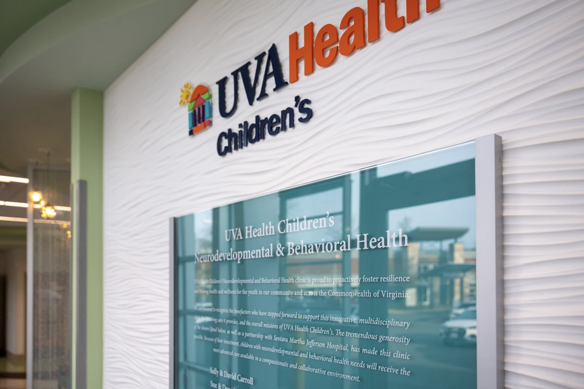 donor wall in the children's clinic