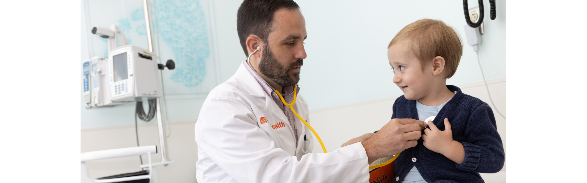 A young patient and his doctor